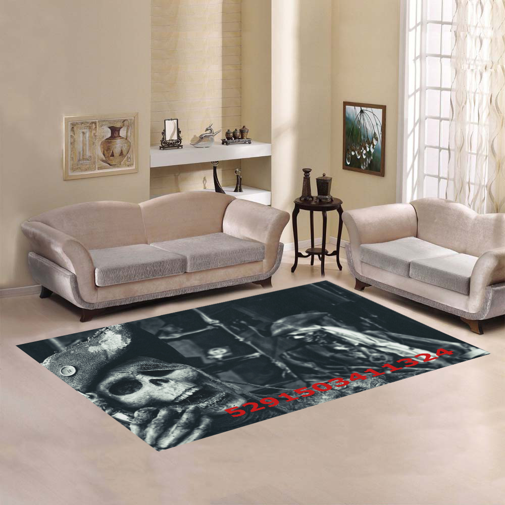Us 79 99 Interestprint Sweet Home Modern Collection Custom Two Skeleton Pirates Portrait Area Rug 7 X5 Indoor Soft Carpet