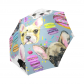 InterestPrint French Bulldog Pug Puppy Dog Donut Foldable Travel Rain Umbrella